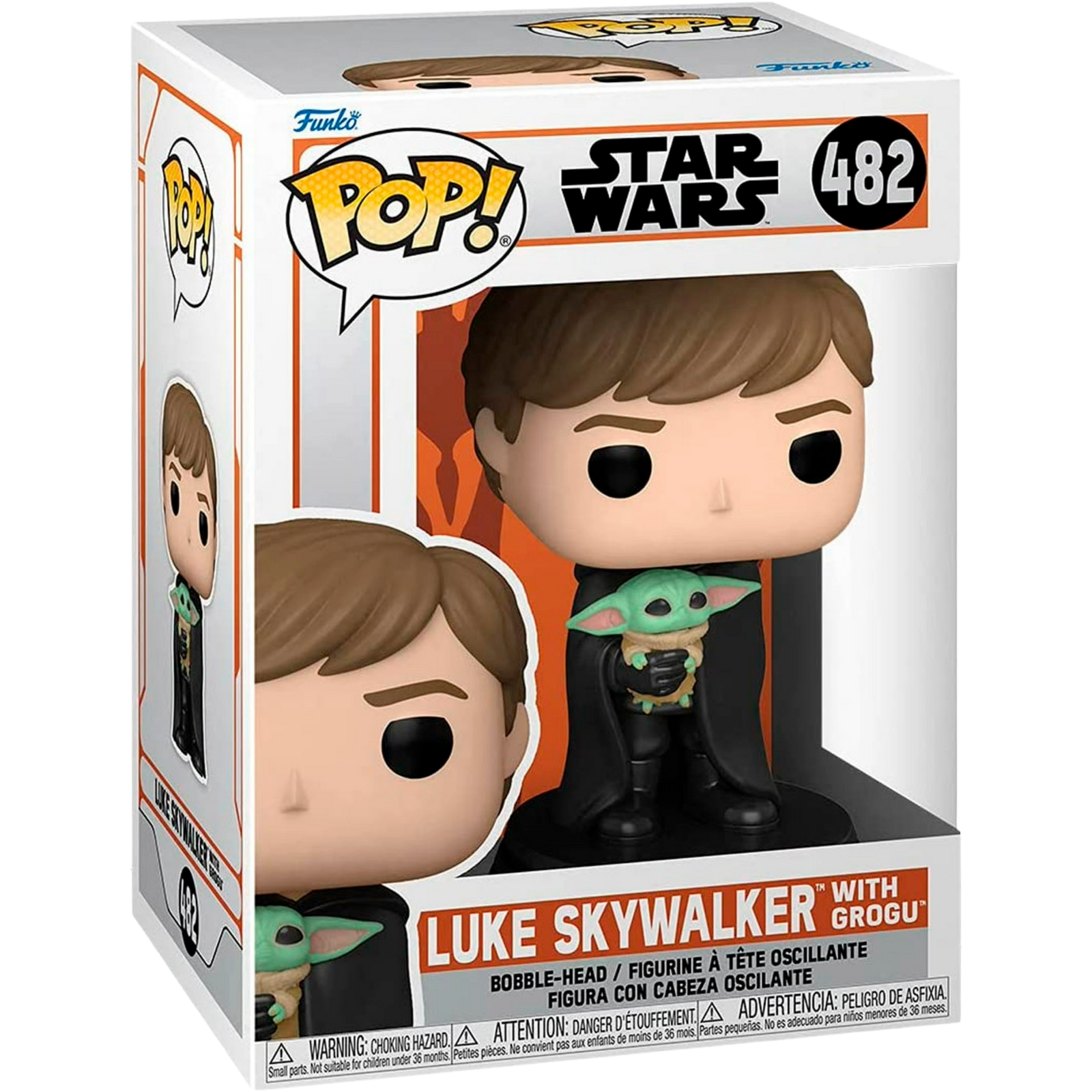 Funko Pop! TV: The Mandalorian - Luke Skywalker With Grogu #482