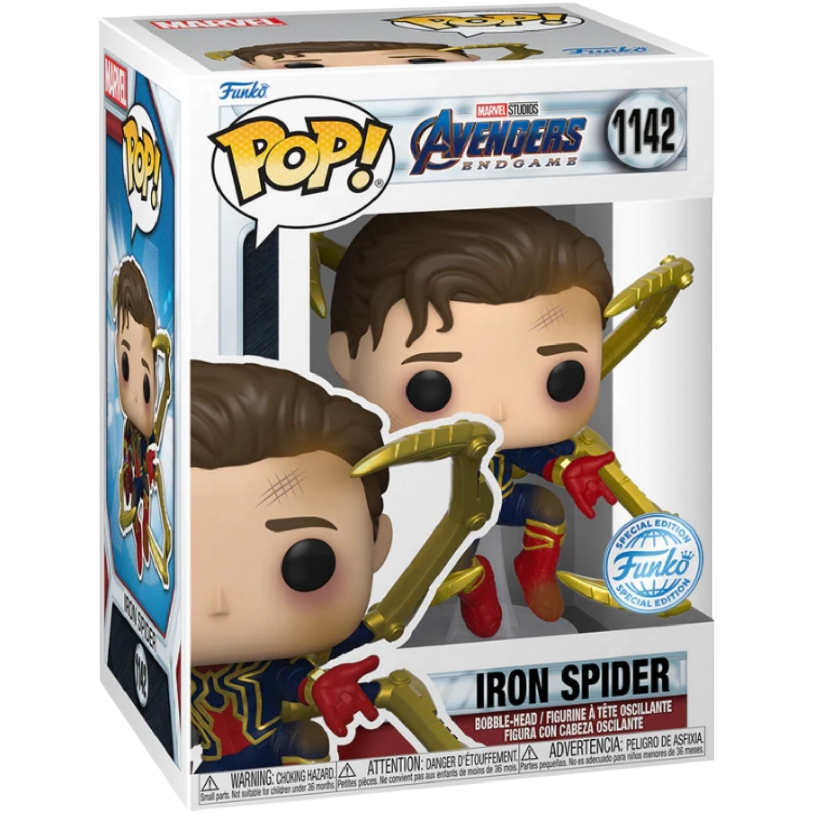 Funko Pop! Movies: Avengers Endgame - Iron Spider (Unmasked) #1142