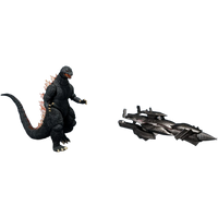 BANDAI / Tamashii Nations S.H. MonsterArts: Godzilla Final Wars - Godzilla (2004) Heat Ray Ver. Vs. New Gotengo