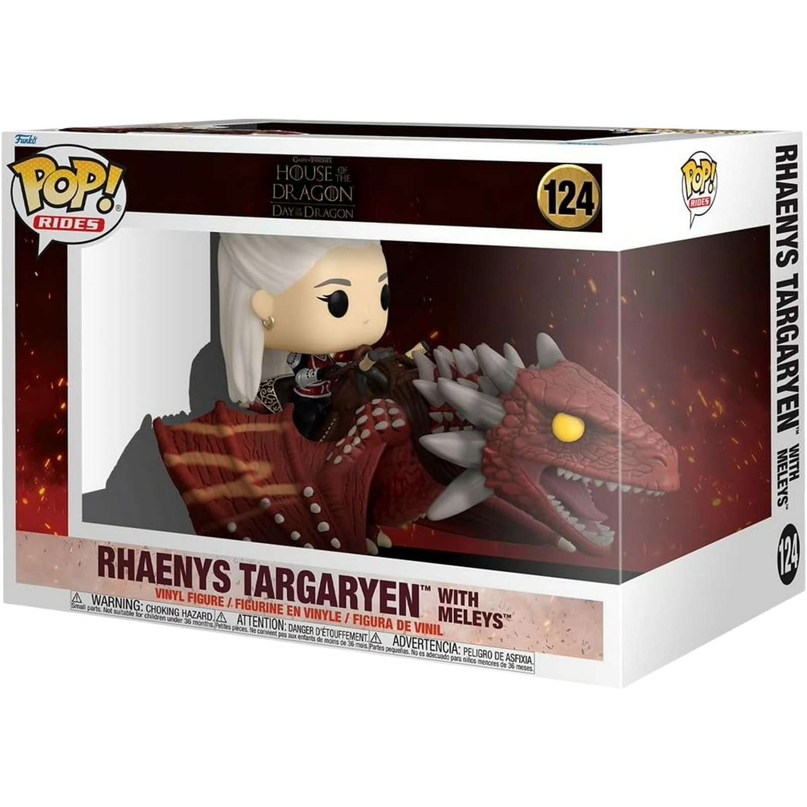 Funko Pop! Rides: House Of The Dragon - Rhaenys Targaryen With Meleys #124
