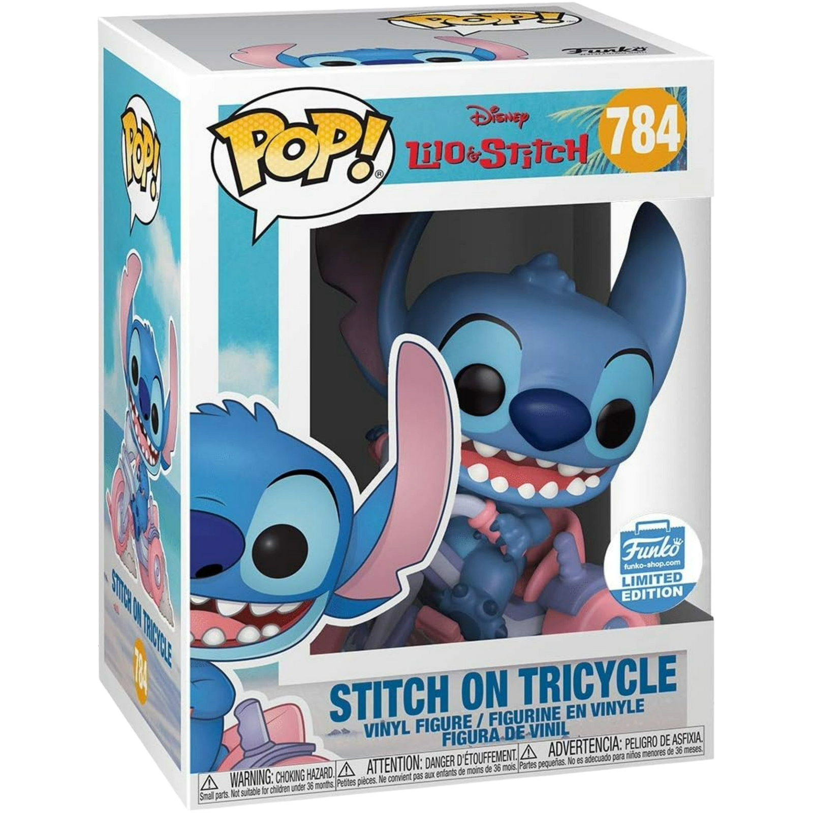 Funko Pop! Disney: Lilo & Stitch - Stitch On Tricycle #784
