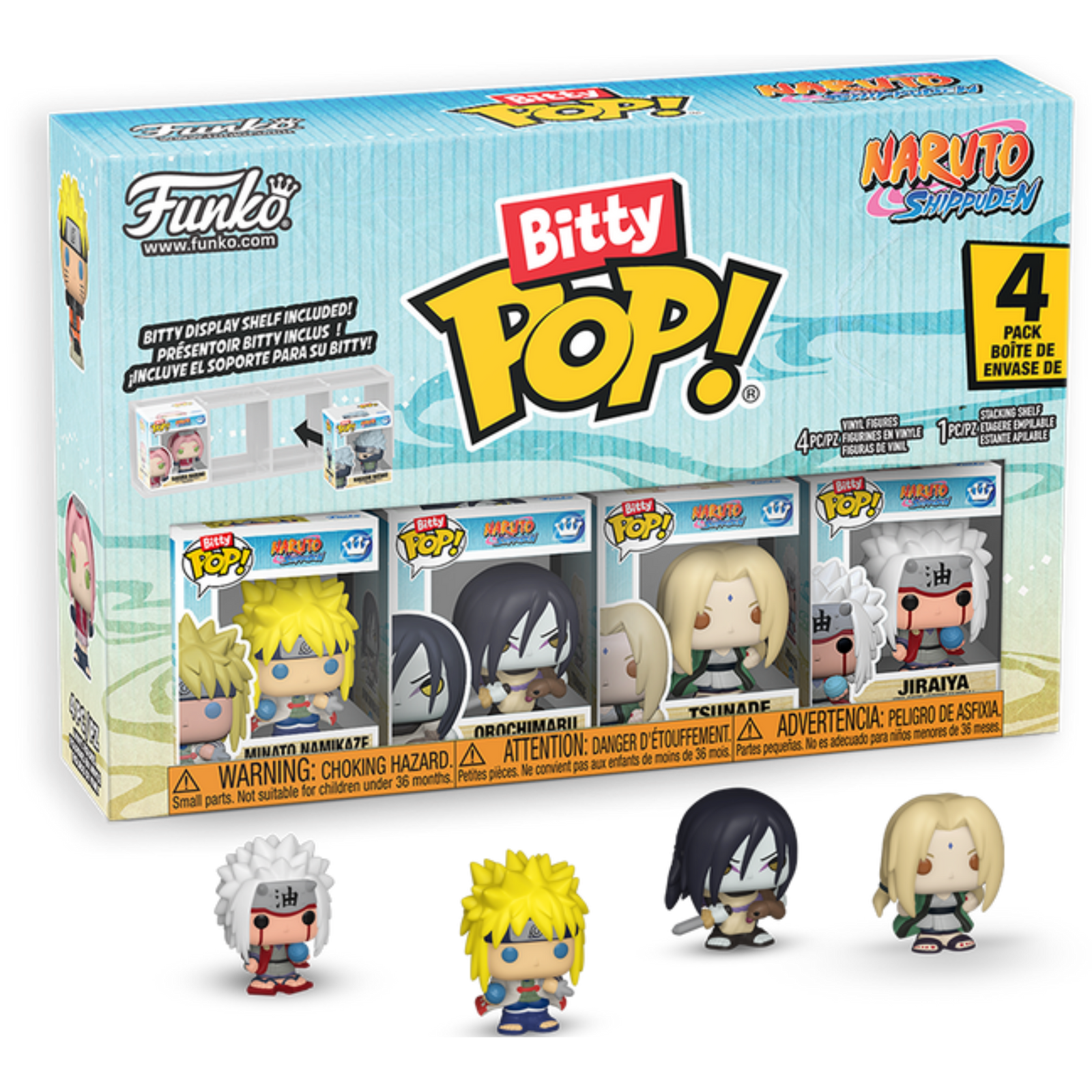 Funko Bitty Pop!: Naruto Shippuden 4-Pack Series