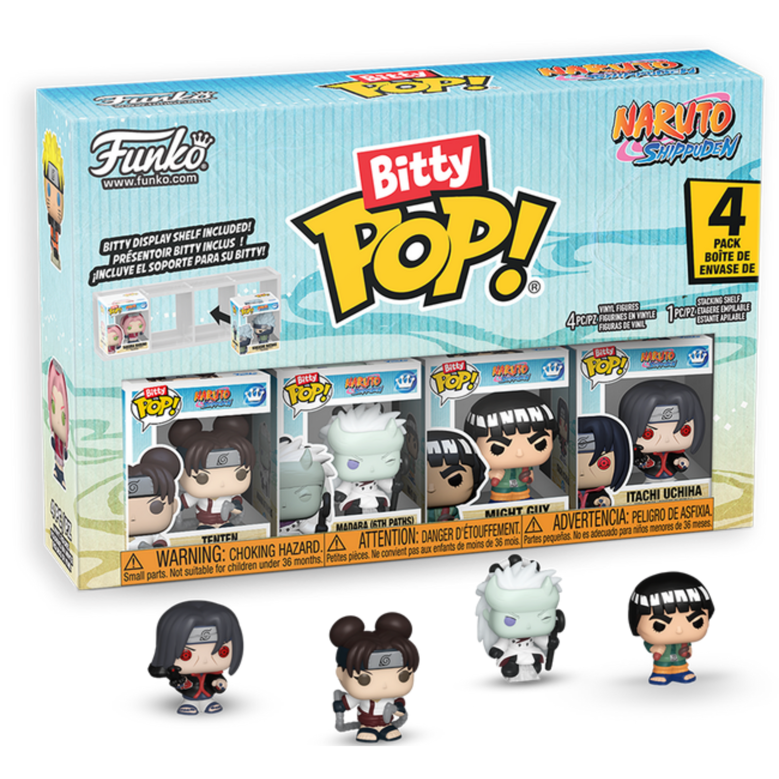 Funko Bitty Pop!: Naruto Shippuden 4-Pack Series