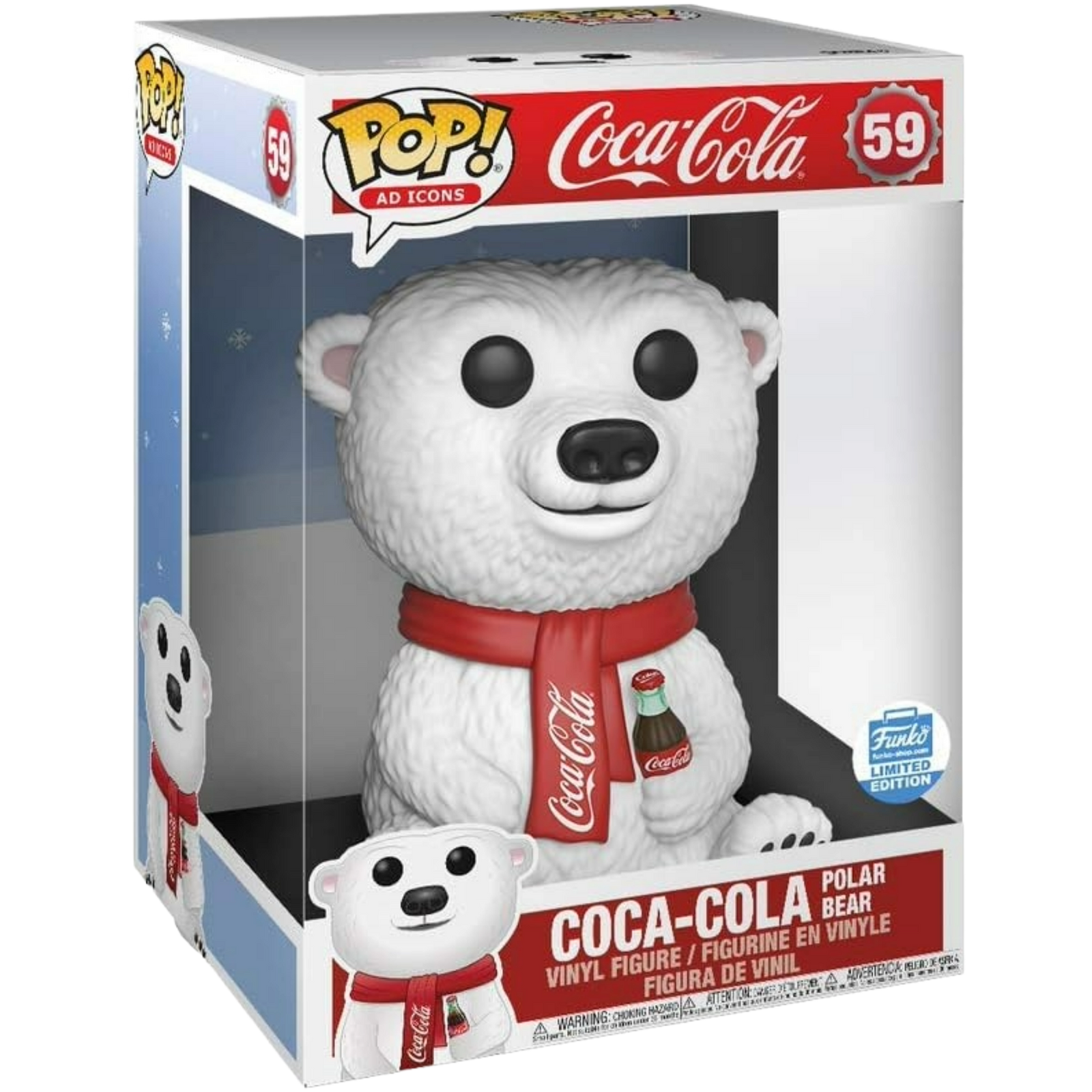 Funko Pop! Jumbo: Icons - Coca-Cola Polar Bear #59