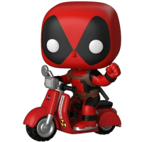 Funko Pop! Heroes: Deadpool 30th - Deadpool On Scooter #48