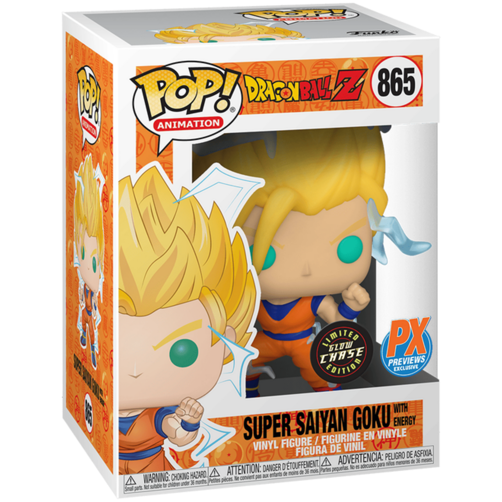 Funko Pop! Animation: Dragon Ball Z - Super Saiyan Goku With Energy #865