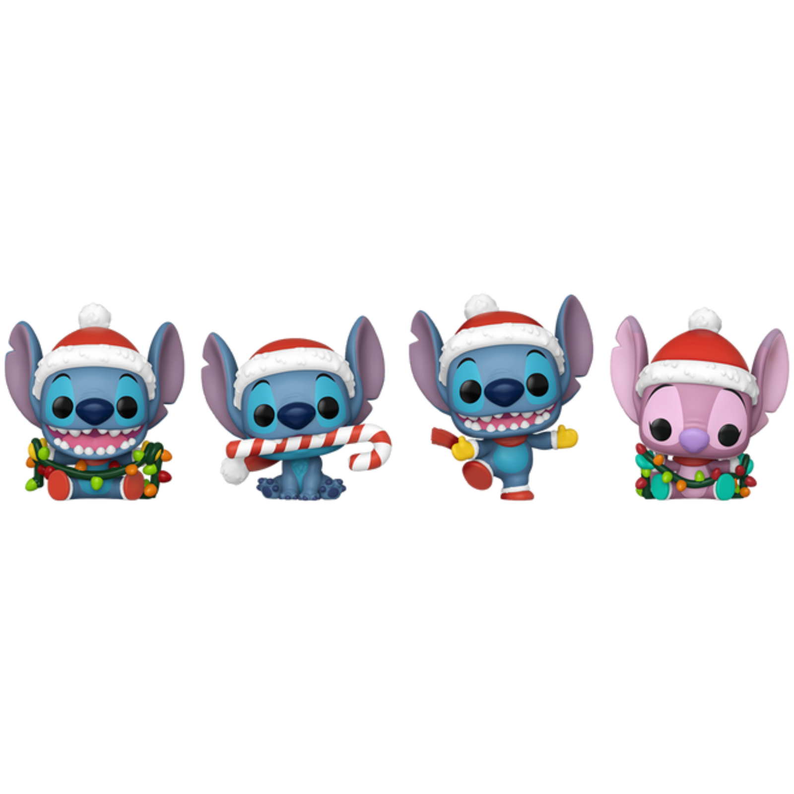 Funko Pocket Pop! Disney: Lilo & Stitch - Holiday Lilo & Stitch 4-Pack