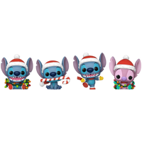 Funko Pocket Pop! Disney: Lilo & Stitch - Holiday Lilo & Stitch 4-Pack
