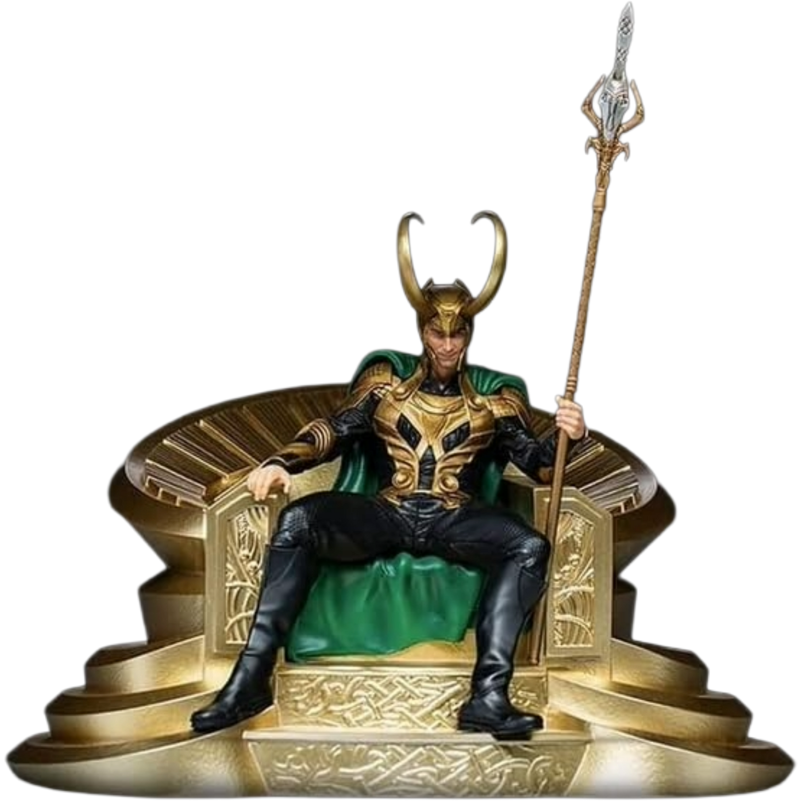 Iron Studios: Marvel The Infinity Saga - Loki With Throne (Escala 1/10)