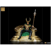 Iron Studios: Marvel The Infinity Saga - Loki With Throne (Escala 1/10)