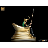 Iron Studios: Marvel The Infinity Saga - Loki With Throne (Escala 1/10)
