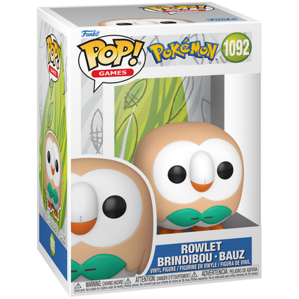 Funko Pop! Games: Pokémon - Rowlet 1092