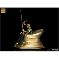 Iron Studios: Marvel The Infinity Saga - Loki With Throne (Escala 1/10)
