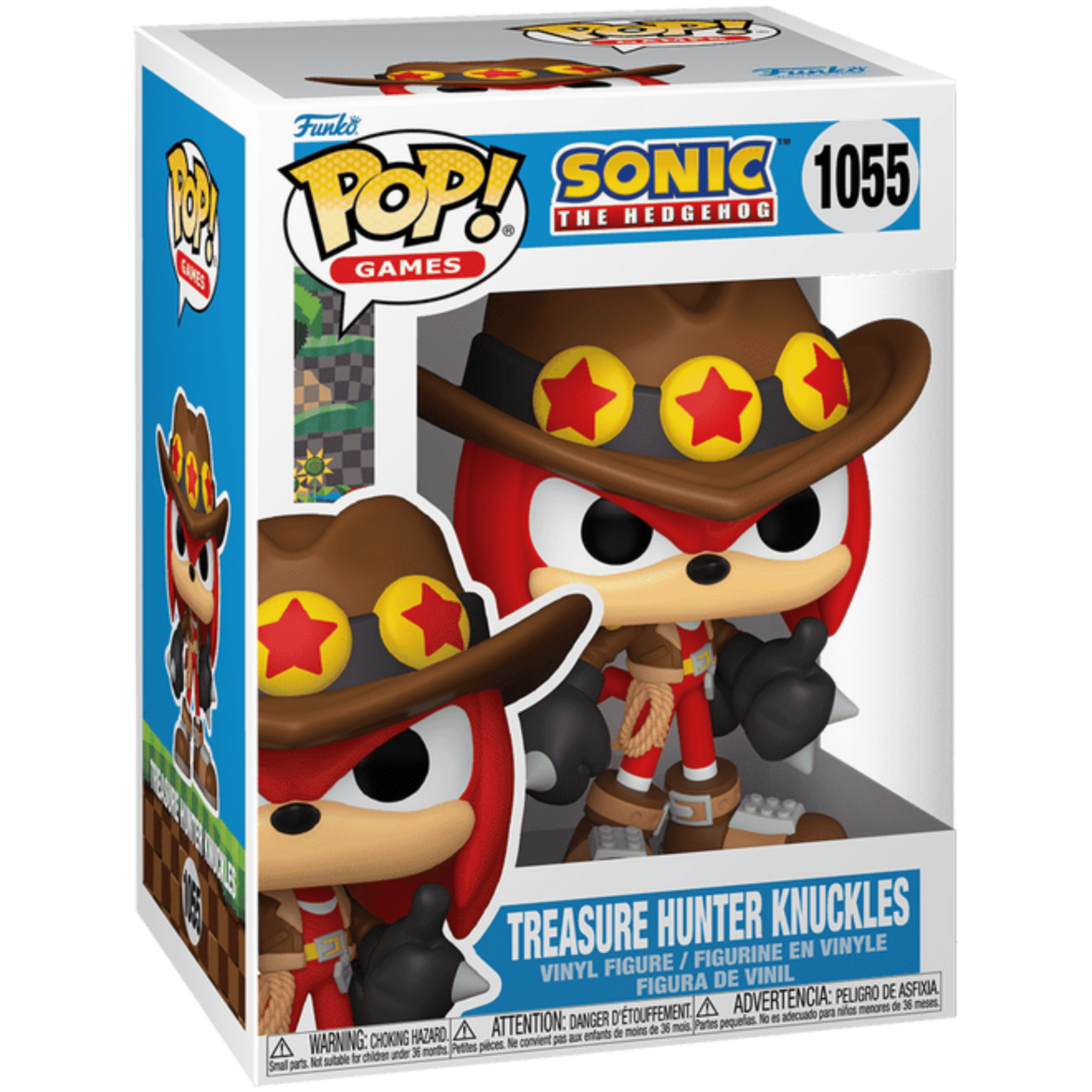 Funko Pop! Games: Sonic The Hedgehog - Treasure Hunter Knuckles 1055
