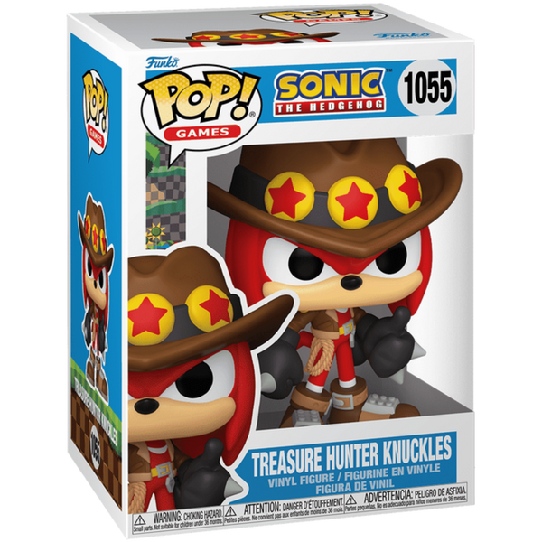 Funko Pop! Games: Sonic The Hedgehog - Treasure Hunter Knuckles 1055