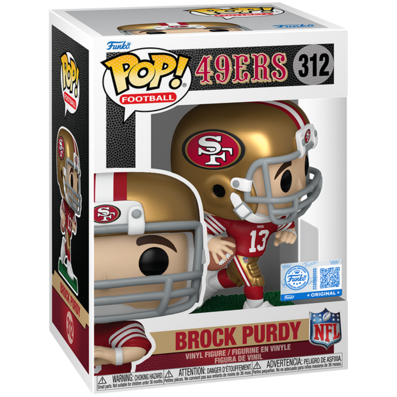 Funko Pop! NFL: 49ers - Brock Purdy 312