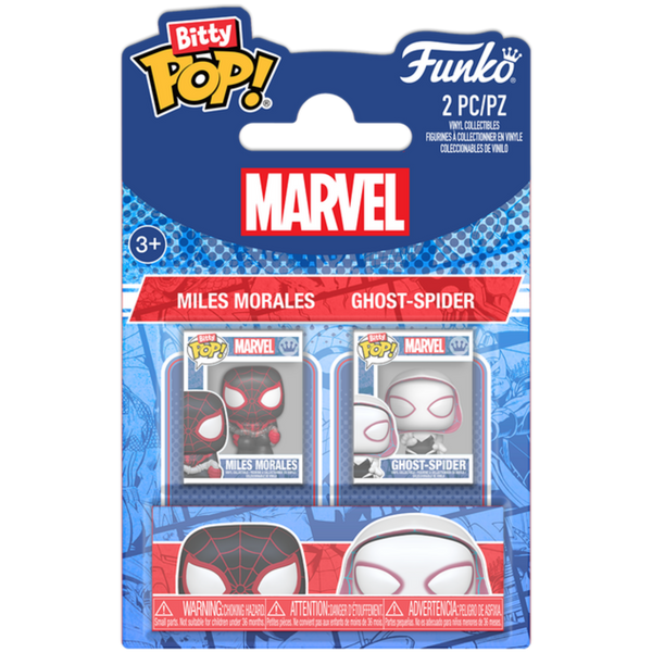 Funko Bitty Pop!: Marvel Spider-Man - Miles Morales & Ghost-Spider 2-Pack