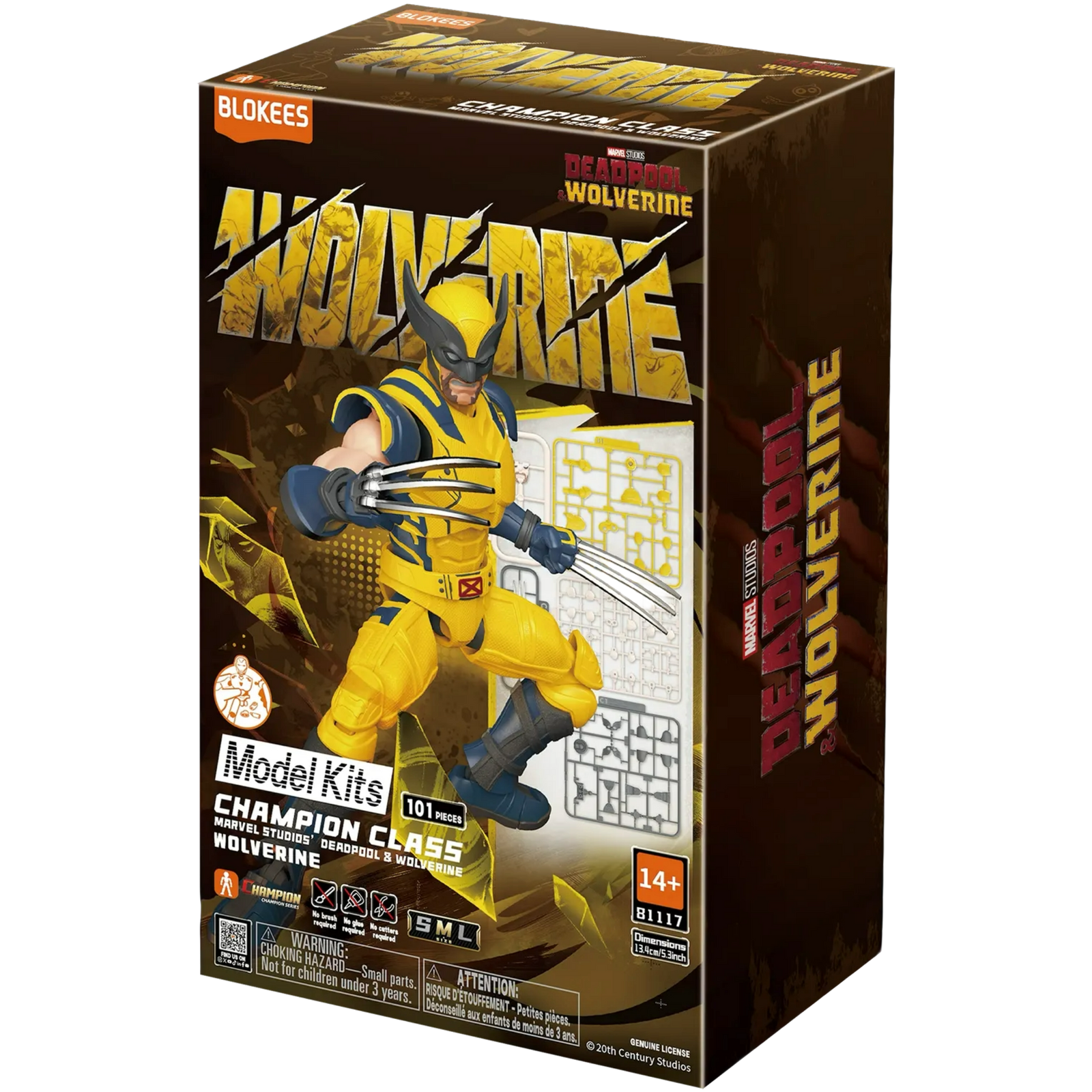 Blokees Champion Class: Marvel Deadpool & Wolverine - Wolverine