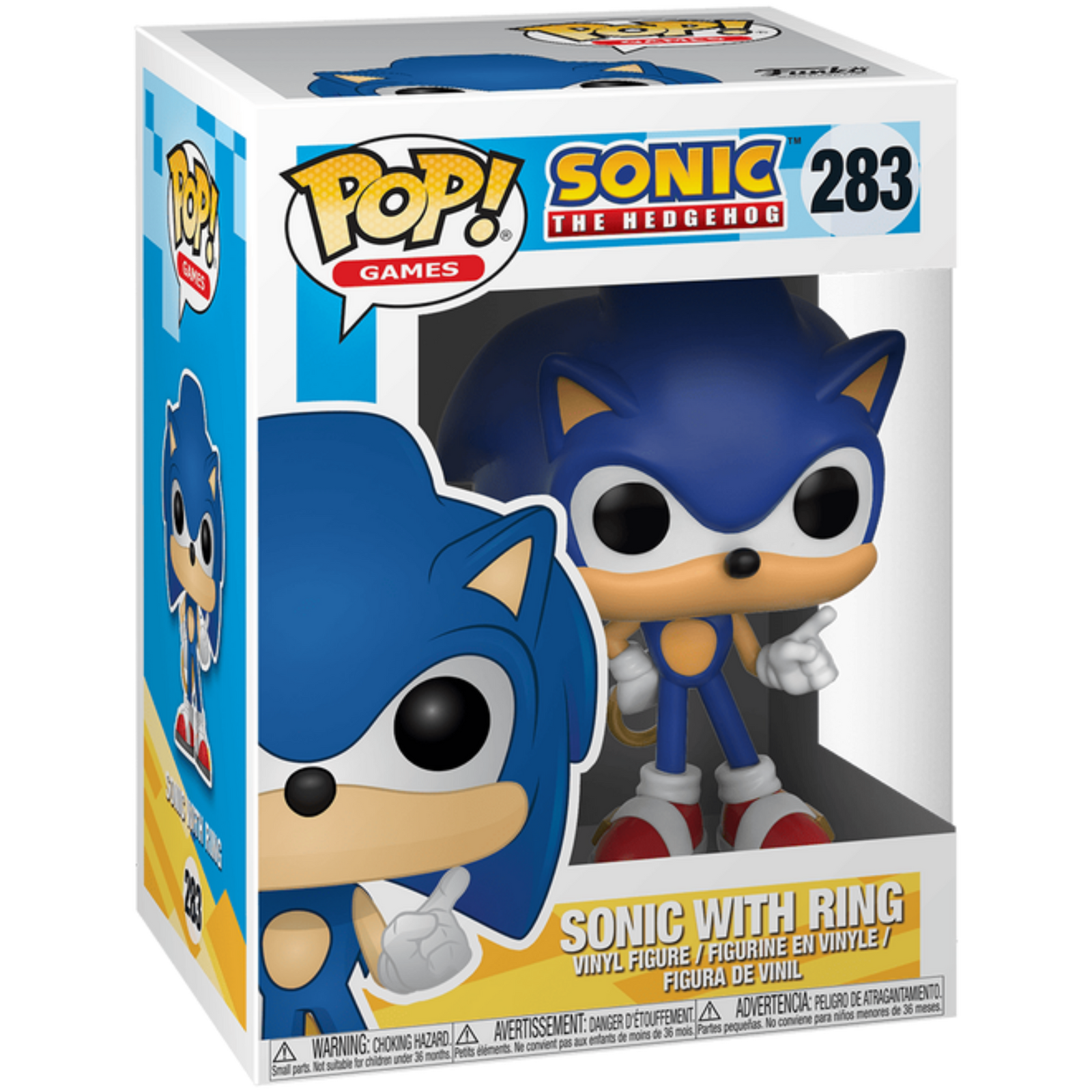 Funko Pop! Games: Sonic The Hedgehog - Sonic With Ring 283