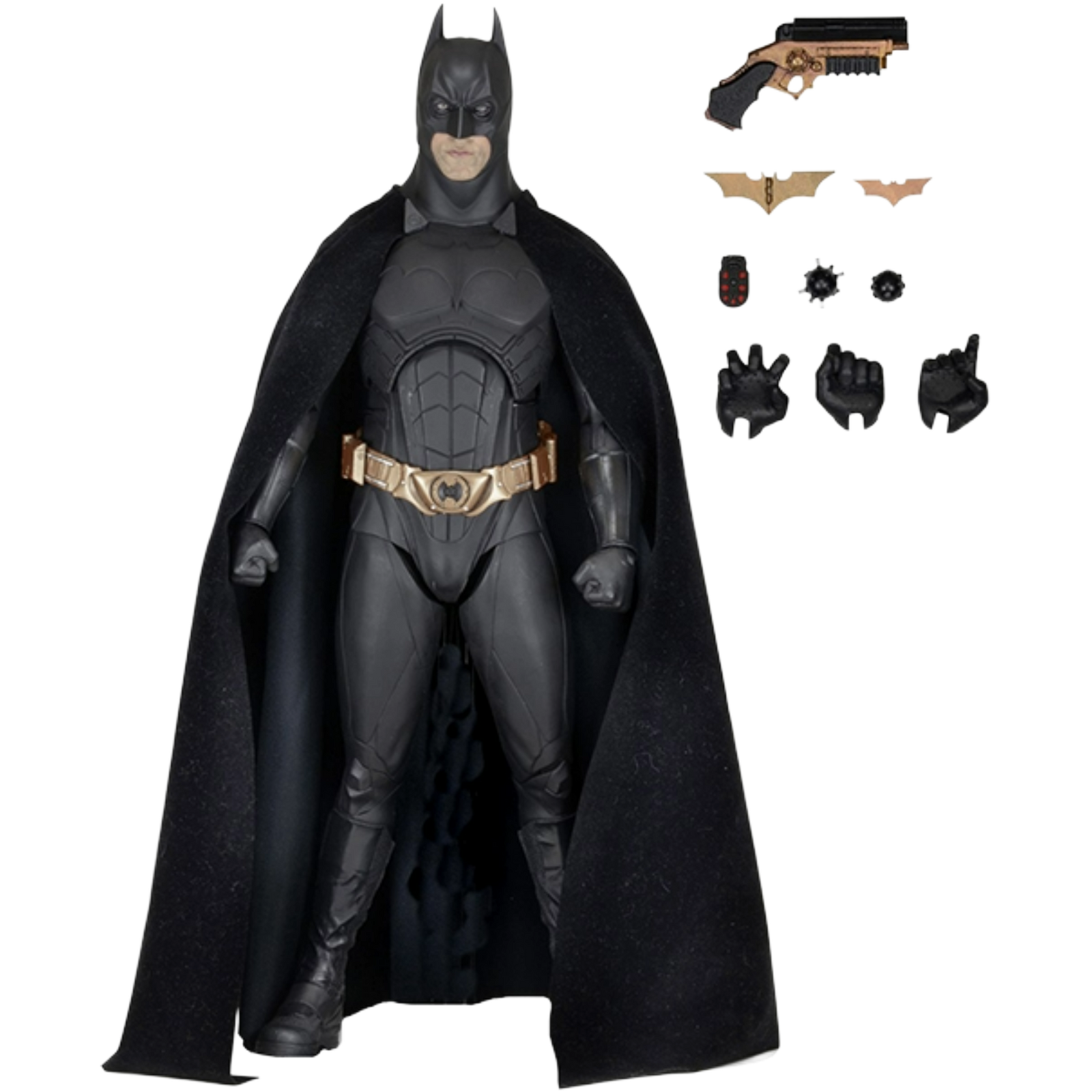 NECA: DC Comics Batman Begins - Batman (Escala 1/4)