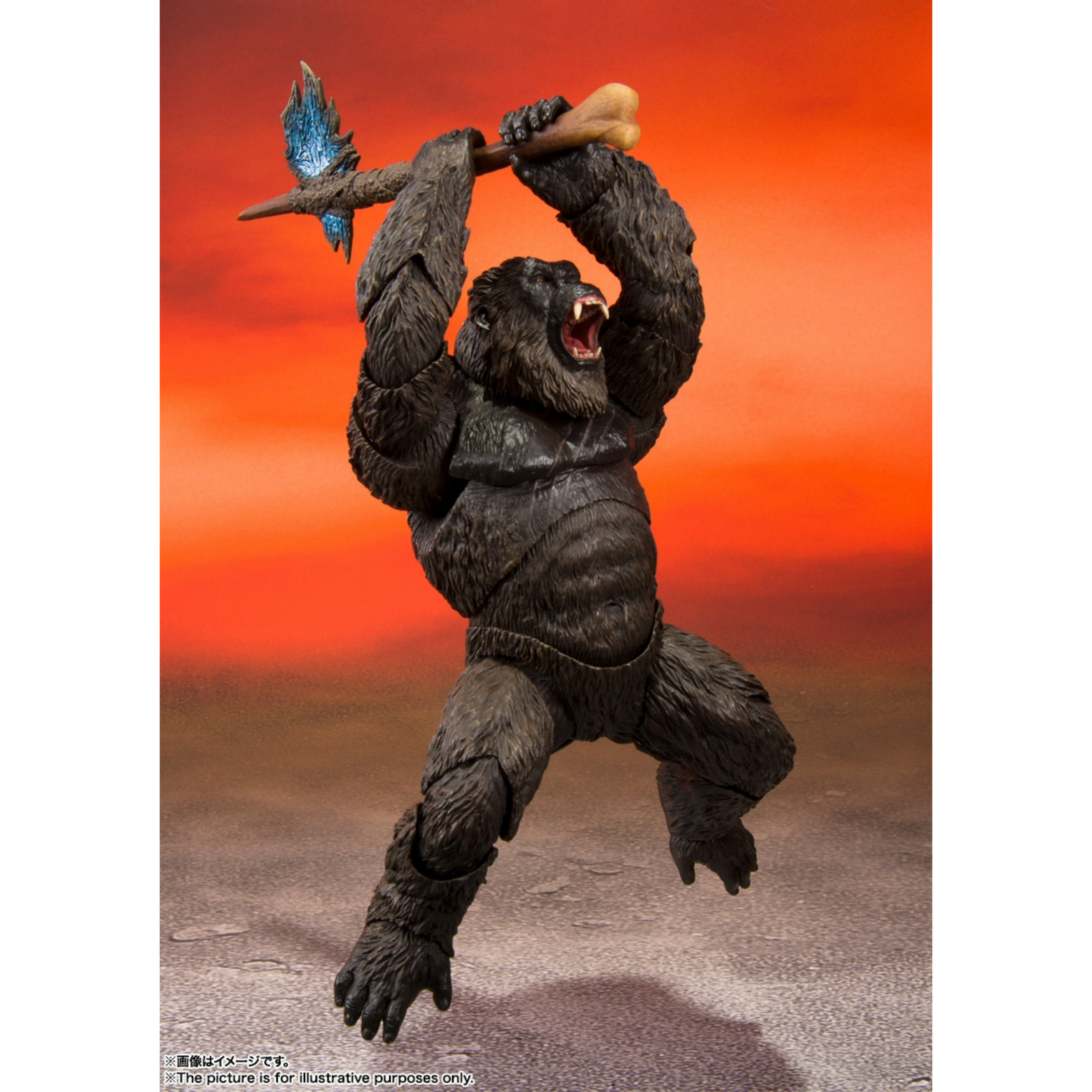 BANDAI S.H. MonsterArts: Godzilla Vs. Kong - Kong From Godzilla Vs. Kong (2021)