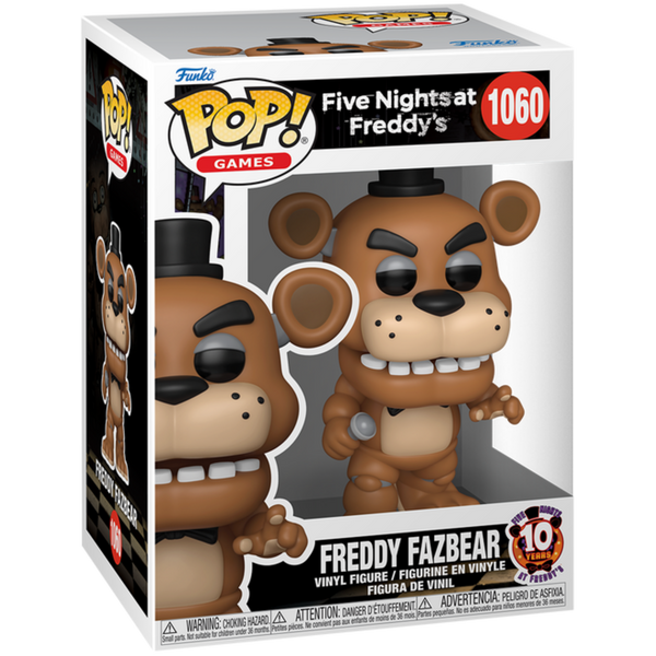 Funko Pop! Games: Five Nights At Freddy's - Freddy Fazbear (10th Anniversary) 1060