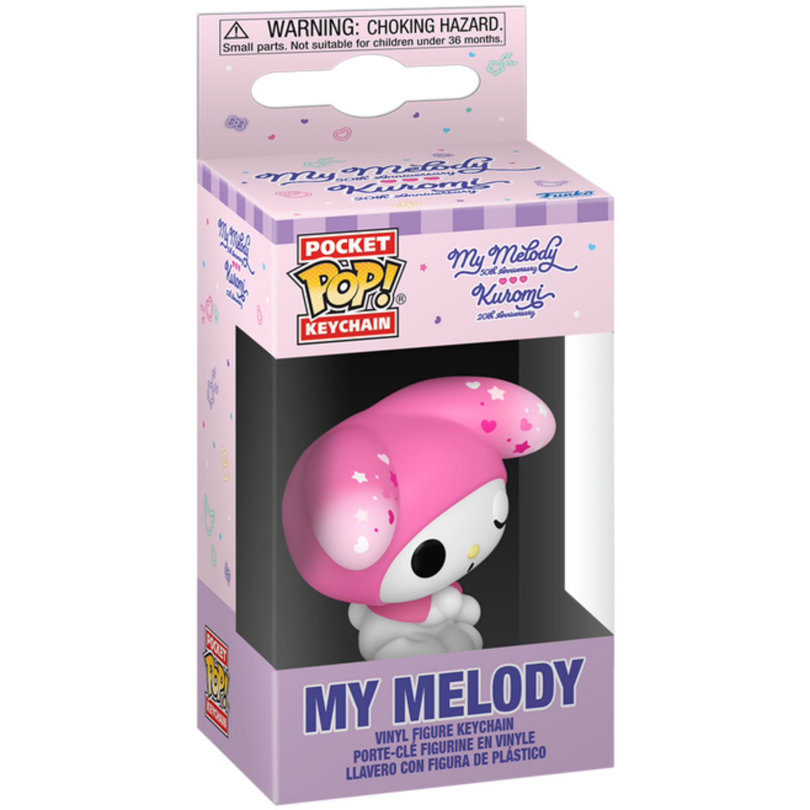 Funko Pop! Keychain: Hello Kitty And Friends - My Melody (50th Anniversary)