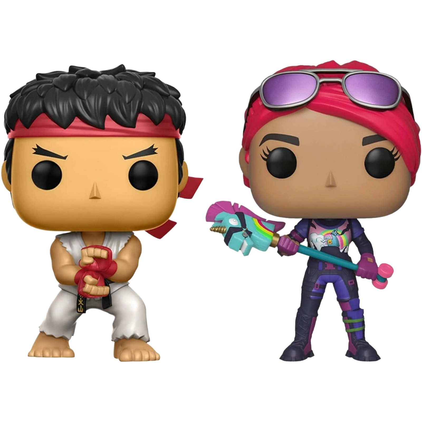 Funko Pop! Games: Fortnite - Ryu & Brite Bomber (2-Pack)