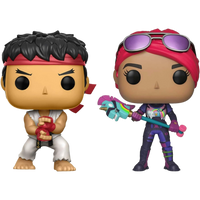 Funko Pop! Games: Fortnite - Ryu & Brite Bomber (2-Pack)