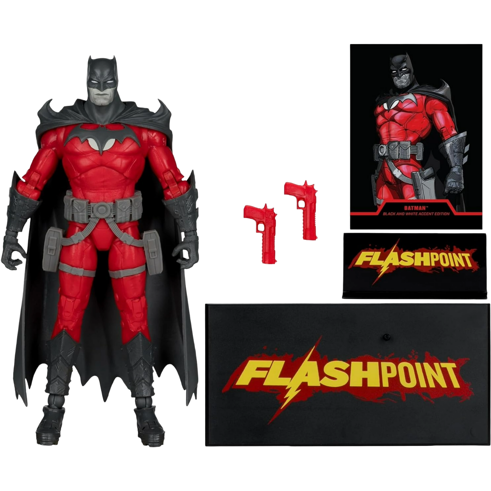 McFarlane DC Multiverse: Batman Flashpoint (B&W Accent Edition) Gold Label