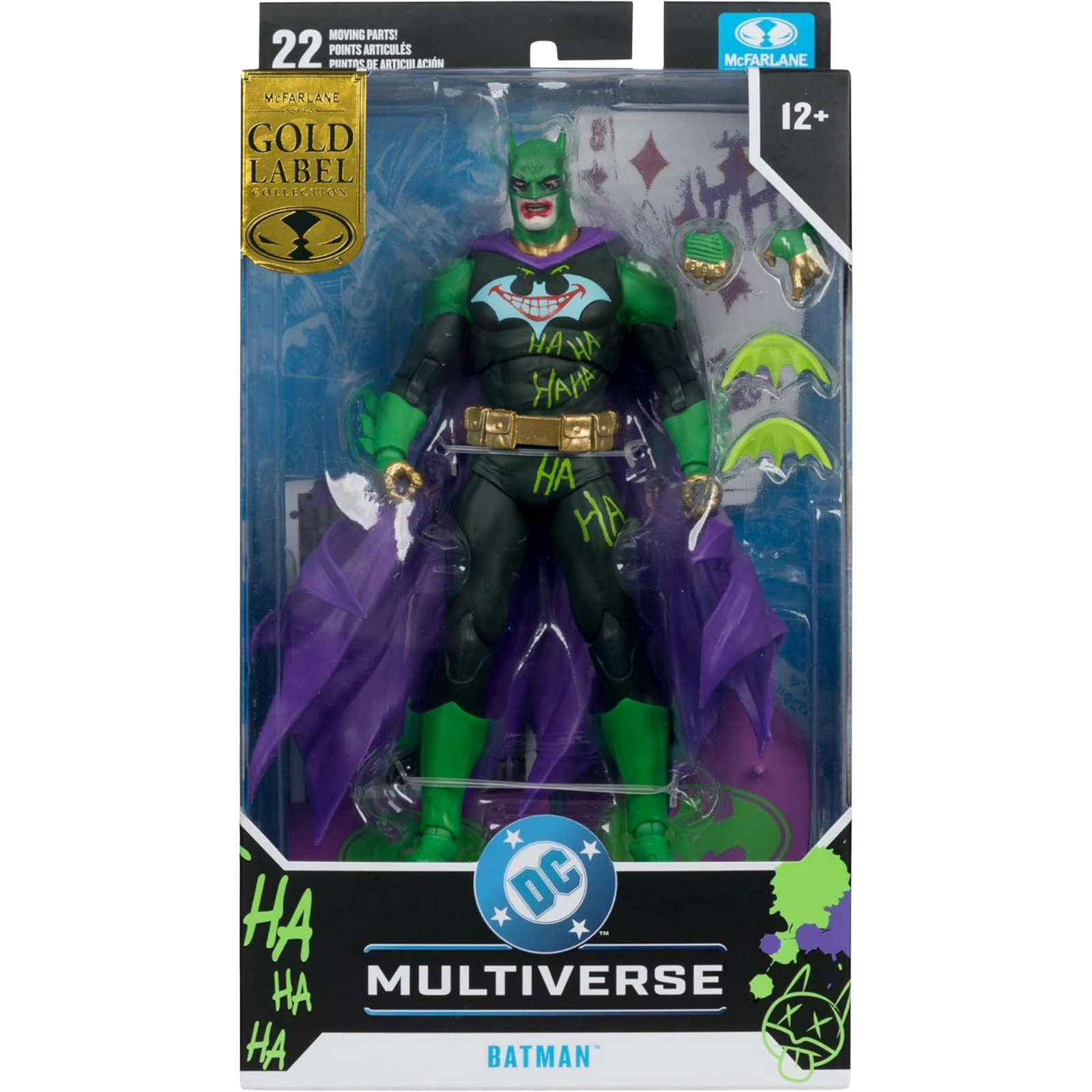 McFarlane DC Multiverse: Joker War Inspired - Batman (Jokerized) Gold Laber