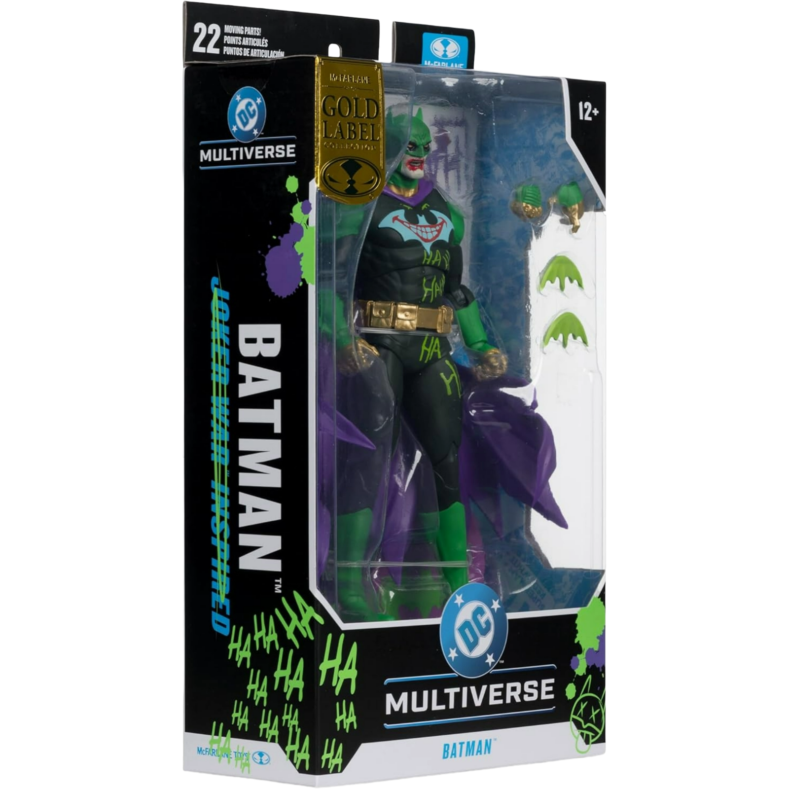 McFarlane DC Multiverse: Joker War Inspired - Batman (Jokerized) Gold Laber