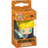 Funko Pop! Keychain: Dragon Ball Super - Super Saiyan Trunks With Sword