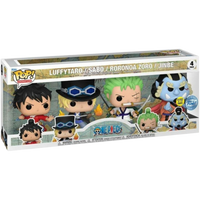 Funko Pop! Animation: One Piece - Luffytaro / Sabo / Roronoa Zoro / Jinbe 4-Pack