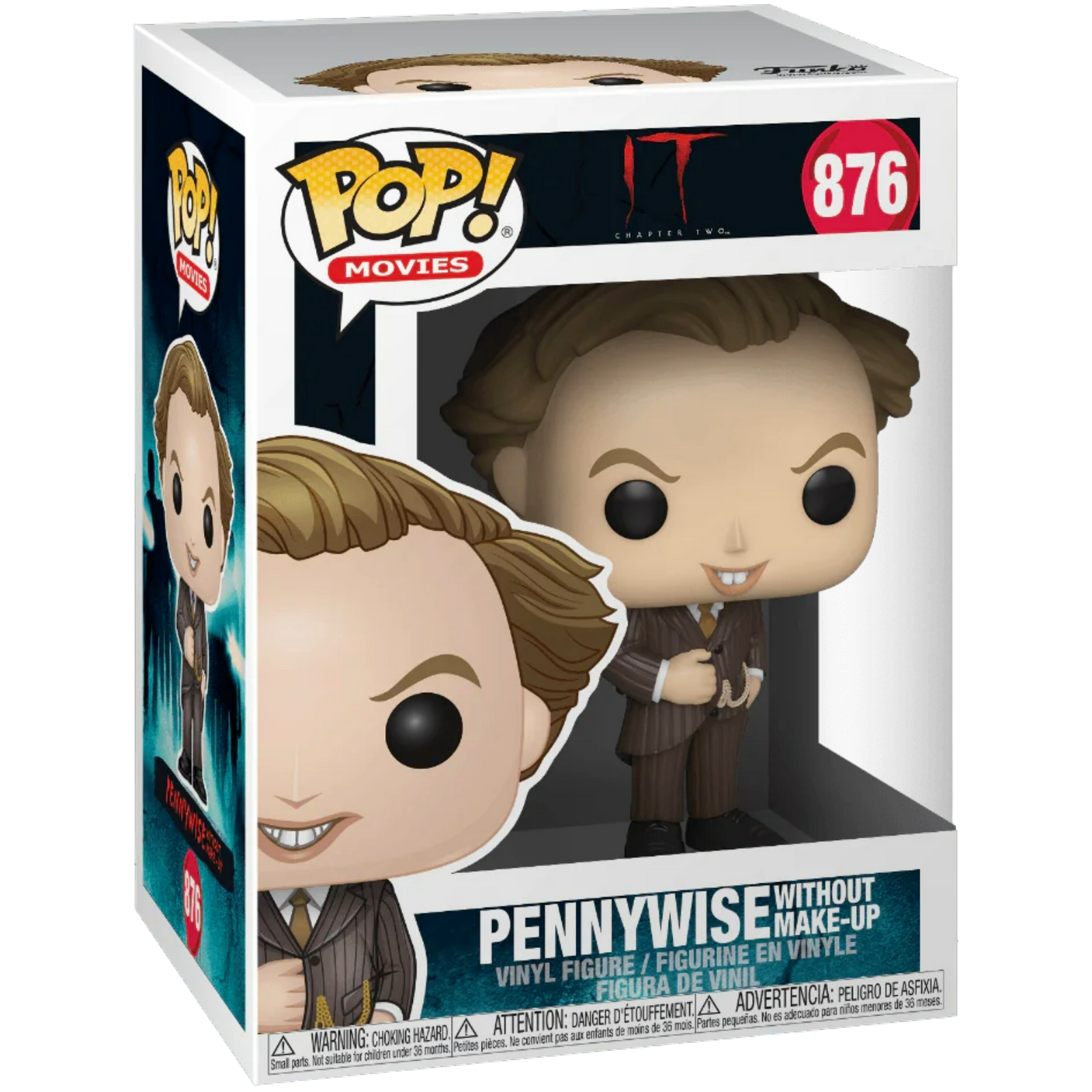 Funko Pop! Movies: IT Chapter Two - Pennywise Without Make-Up 876
