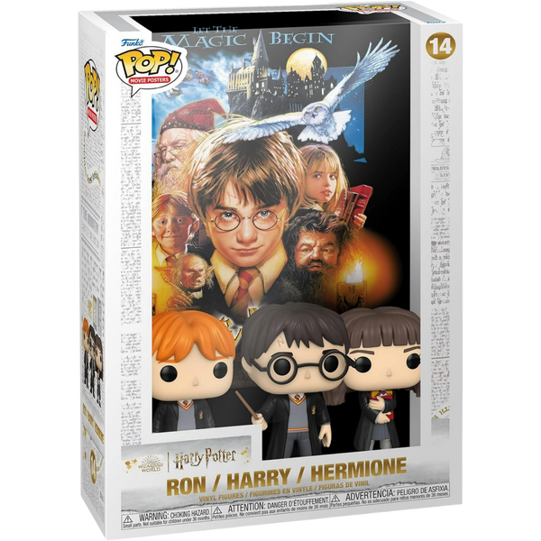 Funko Pop! Movie Posters: Harry Potter - Ron / Harry / Hermione 14