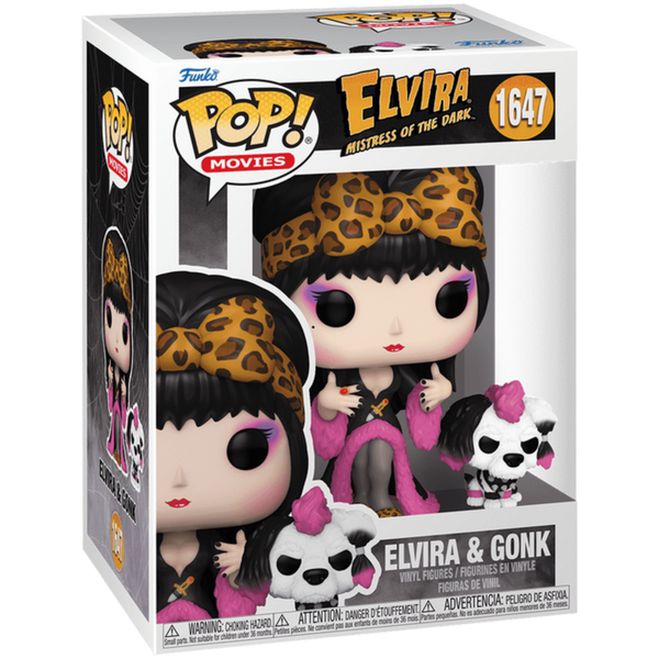 Funko Pop! Movies: Elvira Mistress Of The Dark - Elvira & Gonk 1647