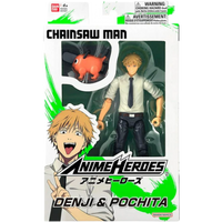 BANDAI Anime Heroes: Chainsaw Man - Denji & Potchita