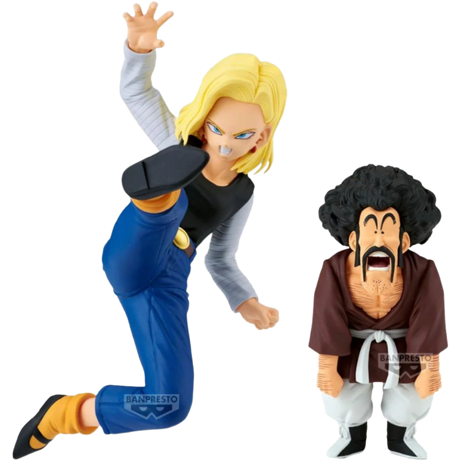 BANDAI / Banpresto Match Makers: Dragon Ball Z - Android 18 & Mr. Satan