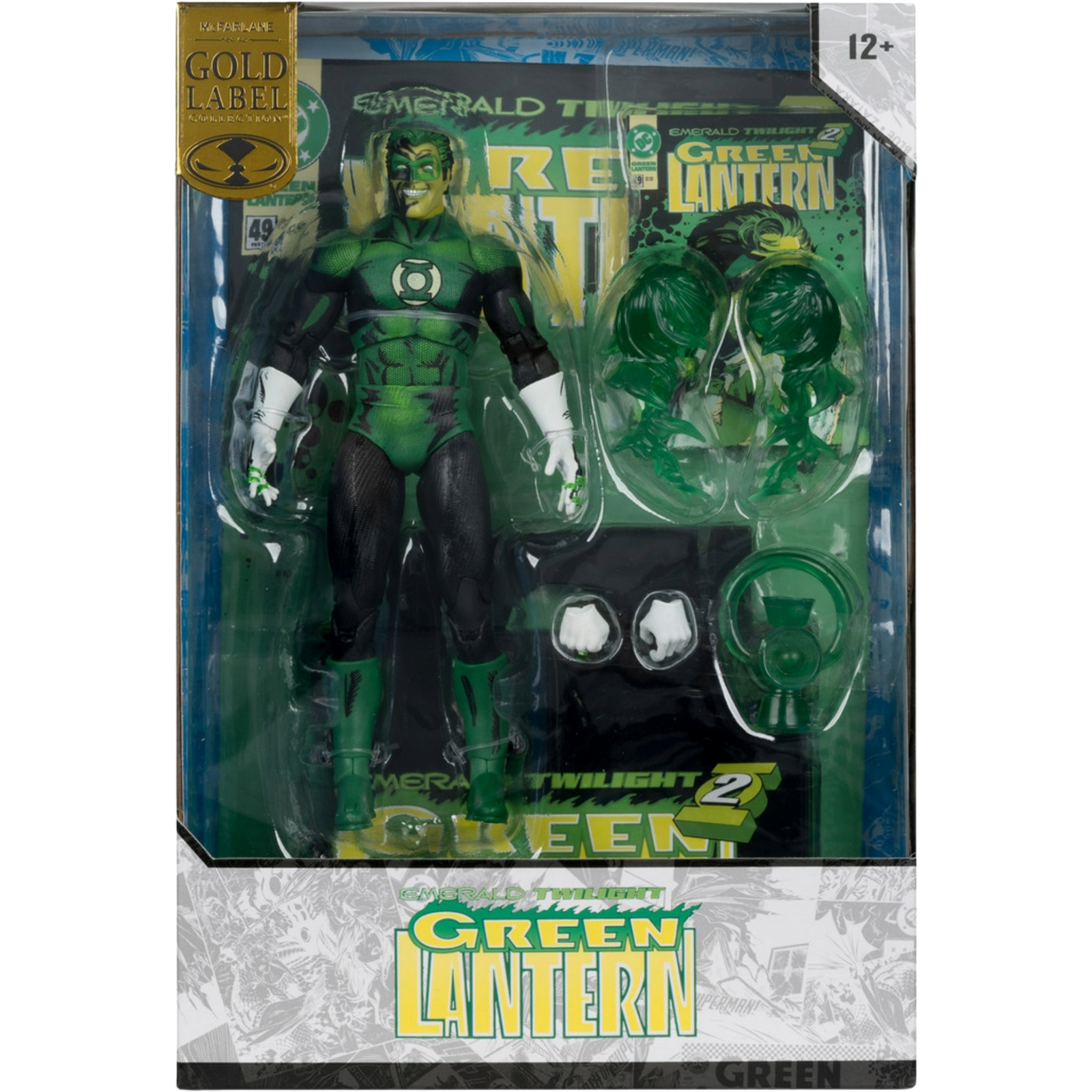 McFarlane DC Multiverse: Cover Recrations - Green Lantern (Emerald Twilight) Gold Label