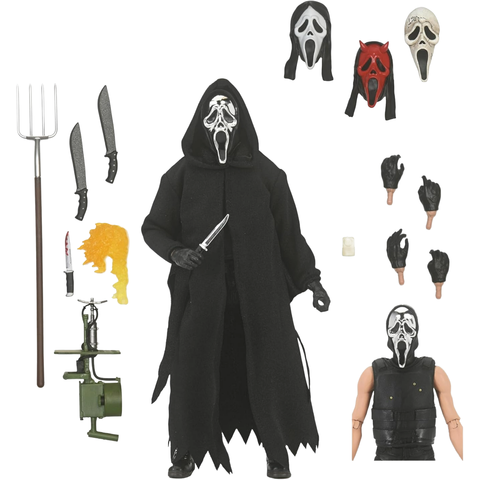 NECA Ultimate: Ghost Face Inferno - Ghost Face