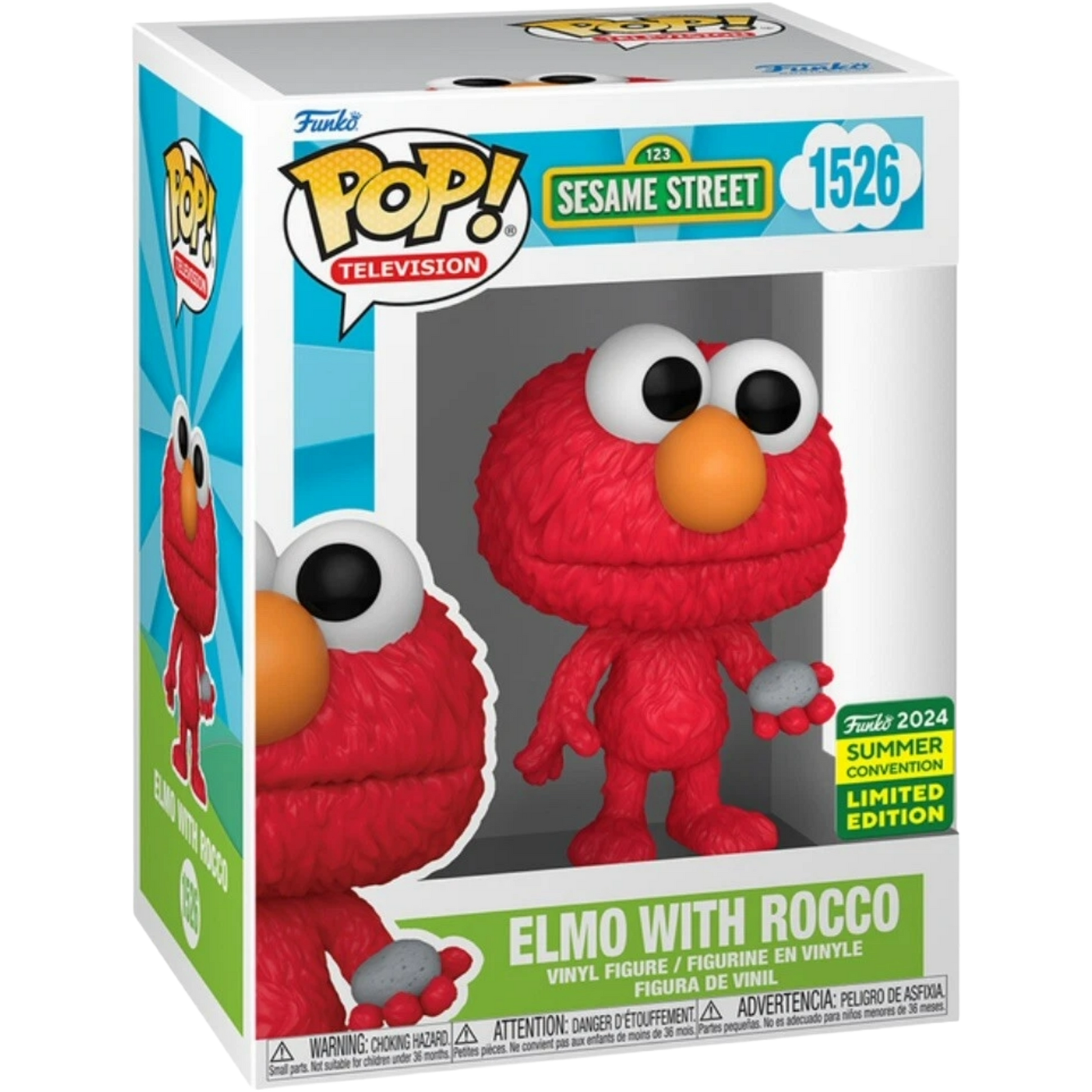 Funko Pop! TV: Sesame Street - Elmo With Rocco 1526
