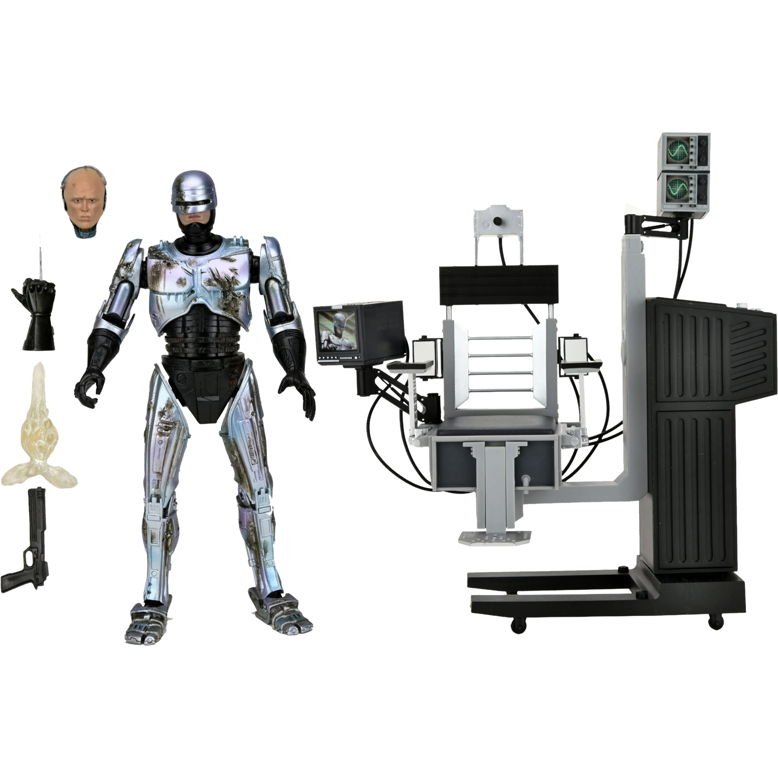 NECA Ultimate: Robocop - Battle Damaged Robocop With Chair