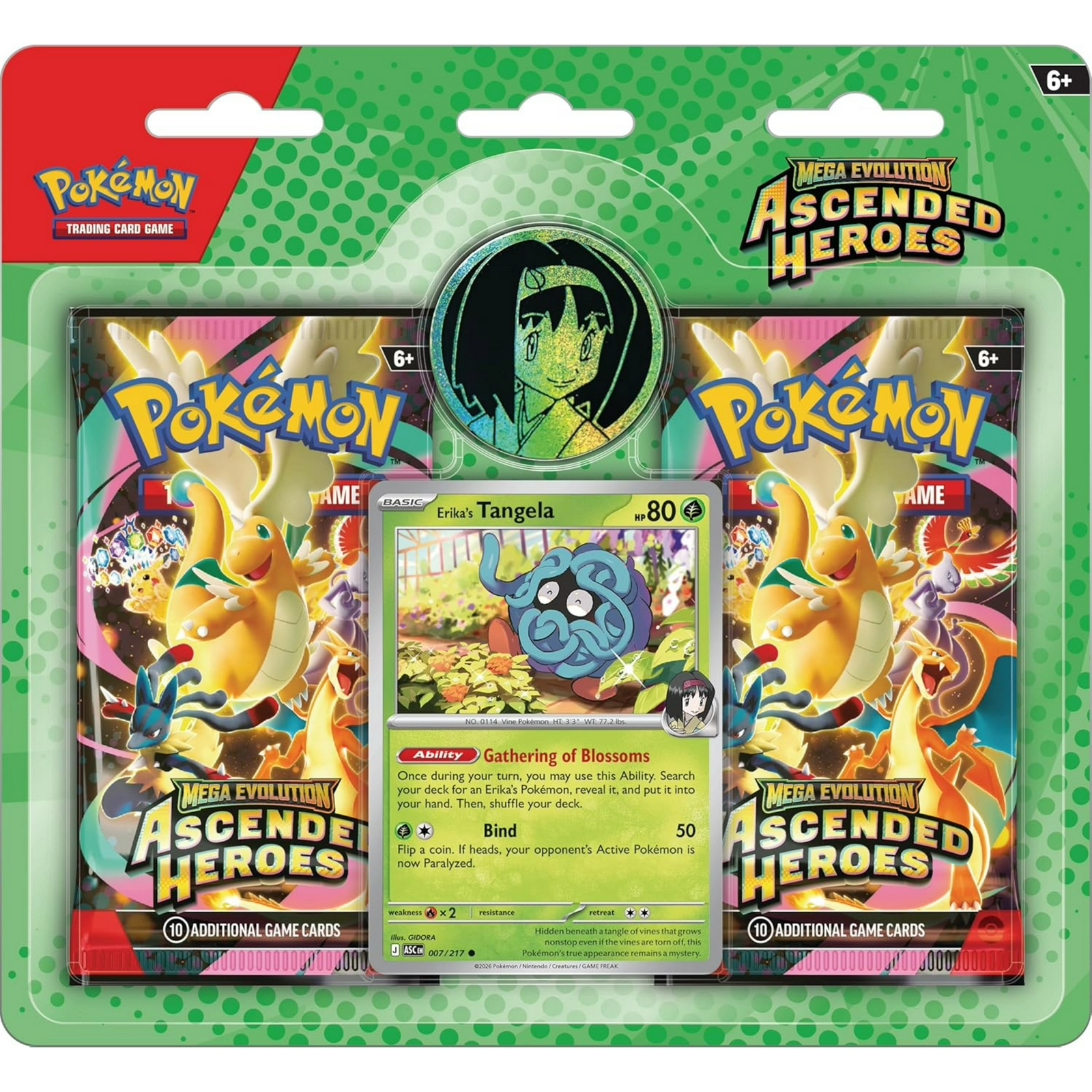 Pokémon TCG: Megaevolución Ascenso Heroico Erika/Larry