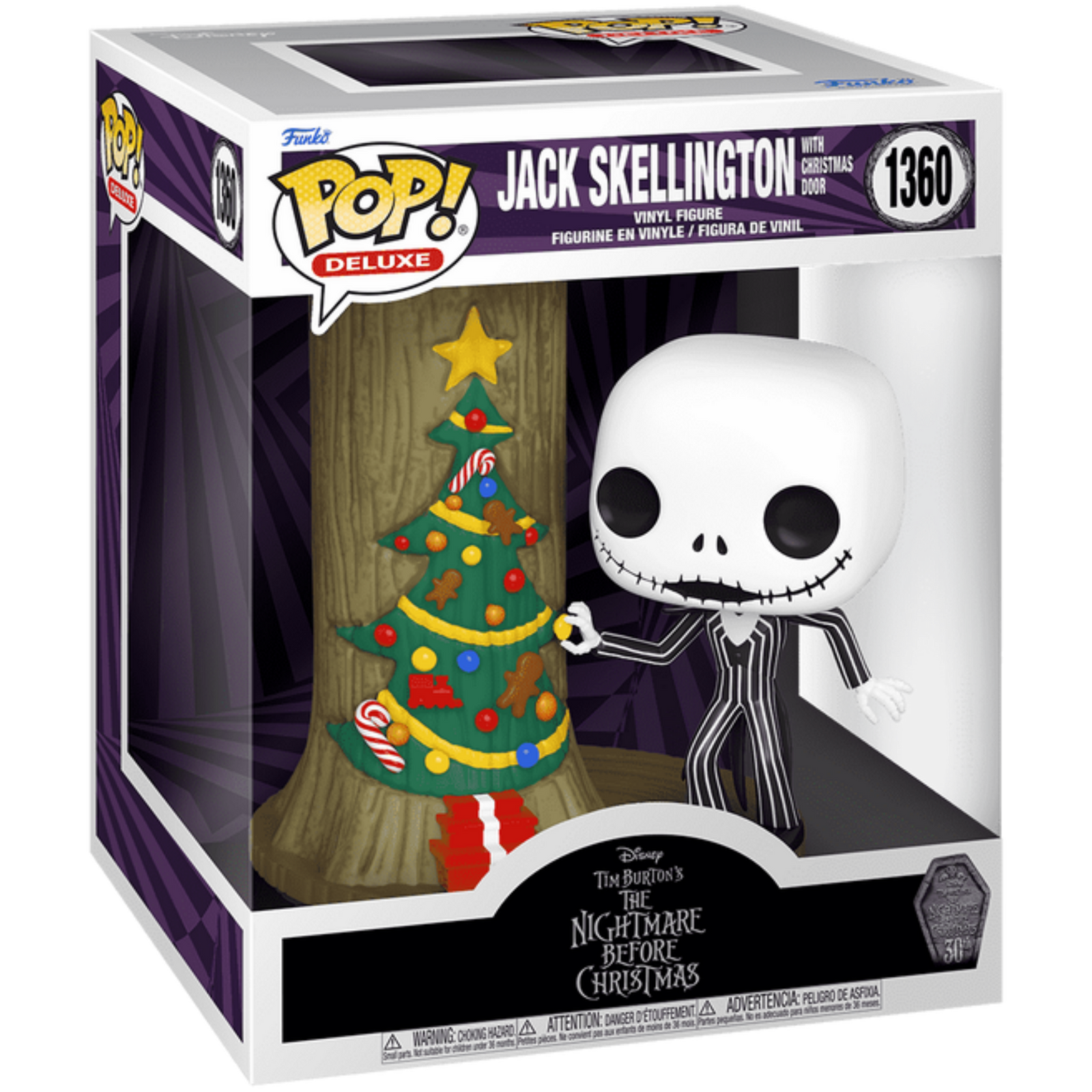 Funko Pop! Deluxe: The Nightmare Before Christmas - Jack Skellington With Christmas Door 1360