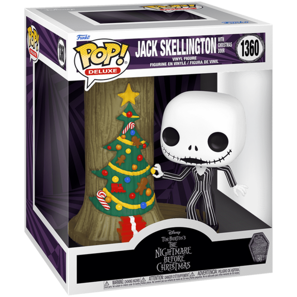 Funko Pop! Deluxe: The Nightmare Before Christmas - Jack Skellington With Christmas Door 1360