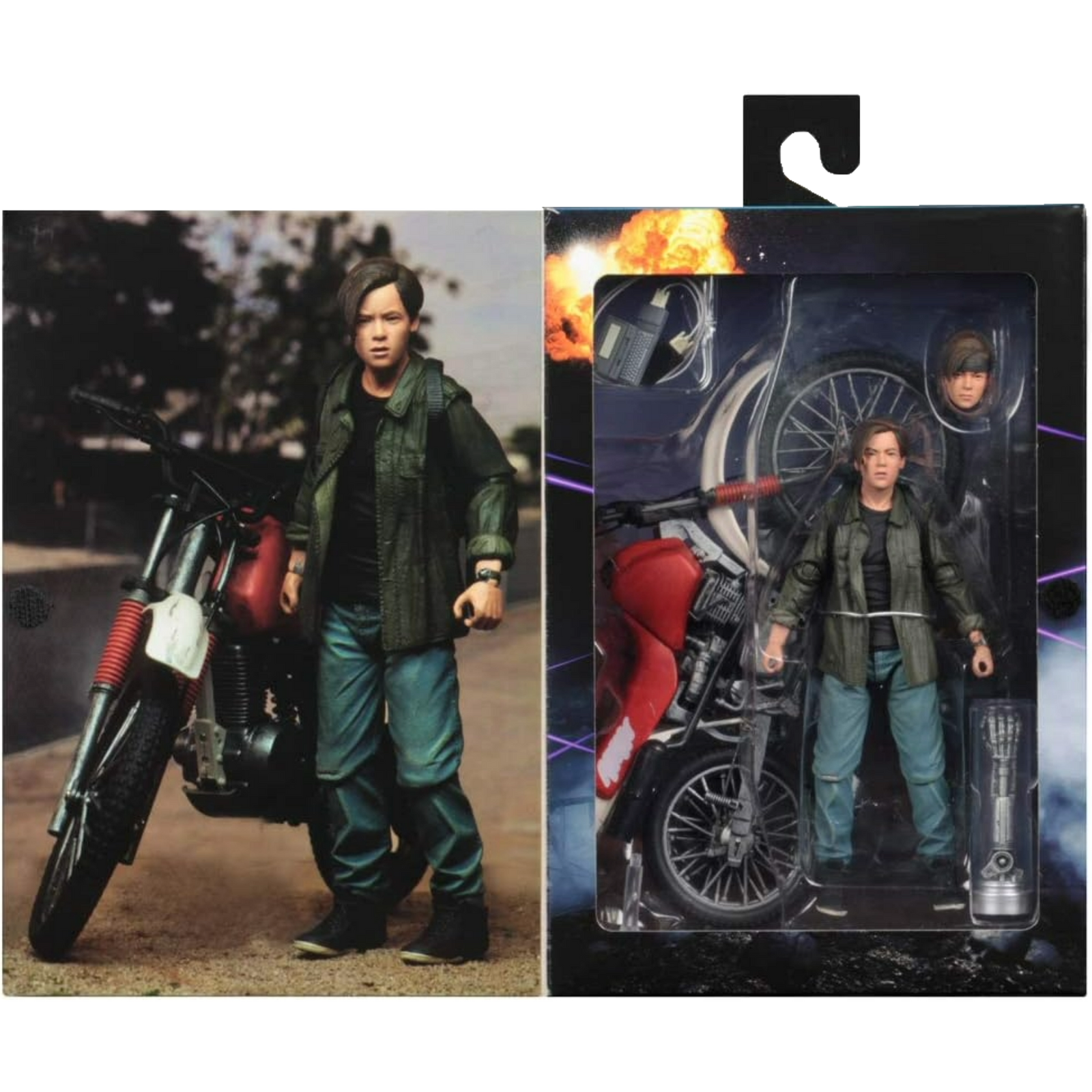NECA Ultimate: Terminator 2 Judgement Day - John Connor With Motorbike