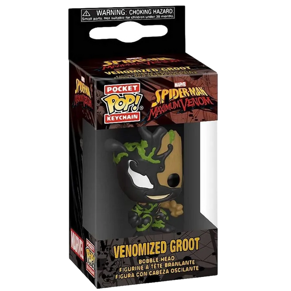 Funko Pop! Keychain: Spider-Man Maximum Venom - Venomized Groot