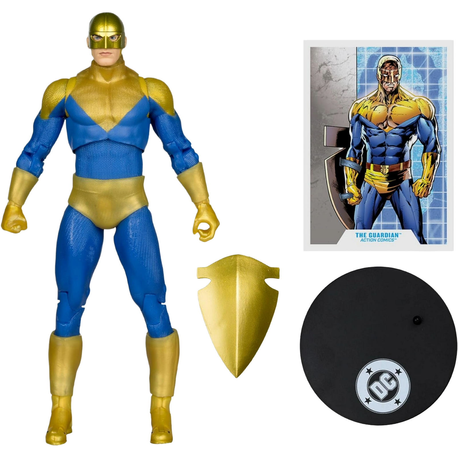 McFarlane DC Multiverse: Actions Comics - The Guardian (Red Platinum Edition)