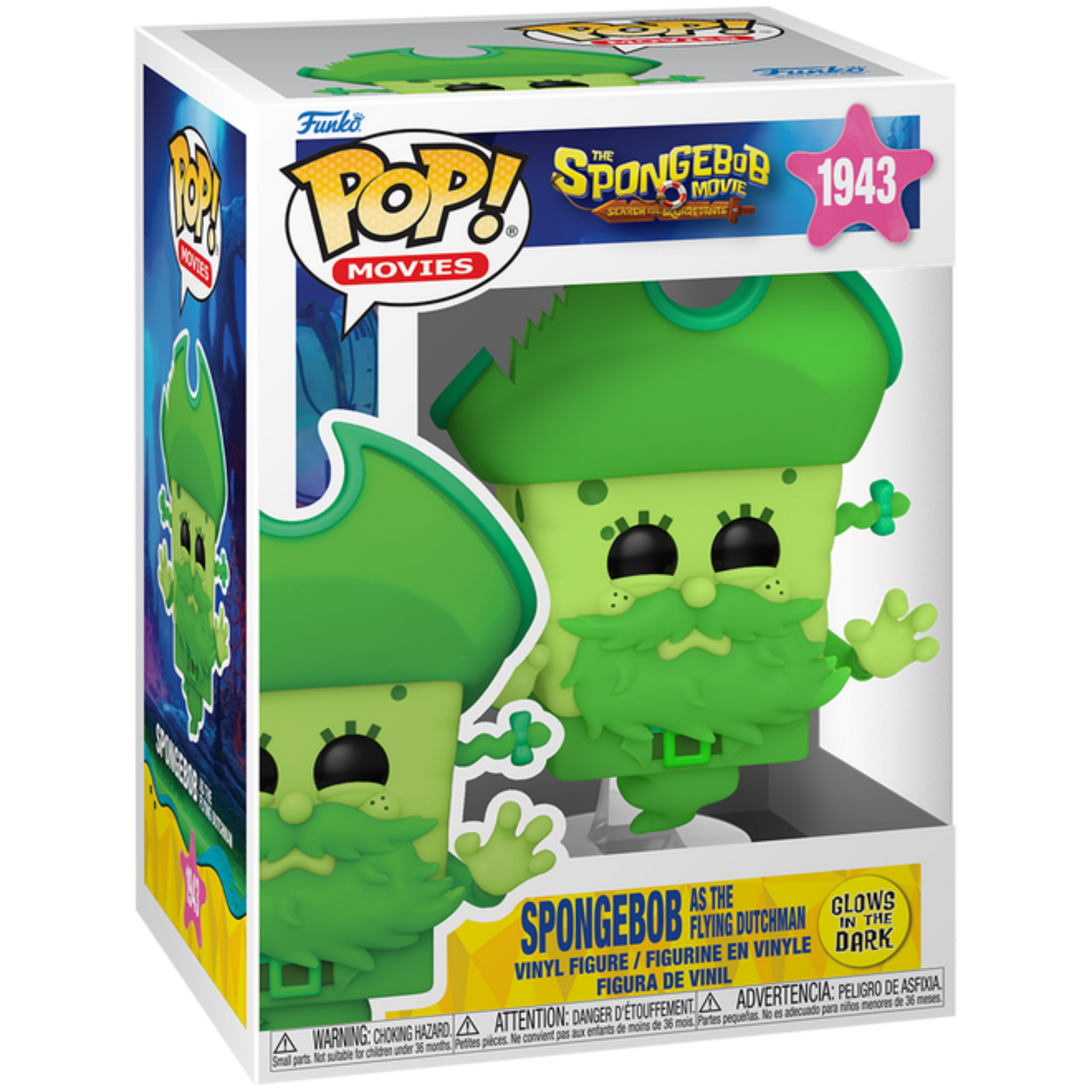 Funko Pop! Movies: The SpongeBob Movie - SpongeBob As The Flying Dutchman 1943